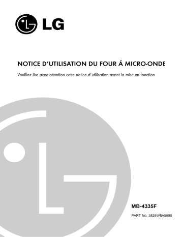 LG MB-4335F Manuel du propriétaire | Fixfr