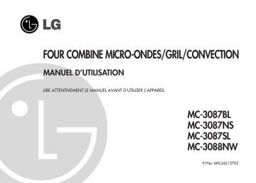 MC-3087SL | LG MC-3087BL Manuel du propriétaire | Fixfr