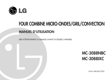 MC-3088NBC | LG MC-3088IXC Manuel du propriétaire | Fixfr