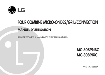 LG MC-3089IXC Manuel du propriétaire | Fixfr