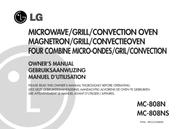 LG MC-808NS Manuel du propriétaire | Fixfr