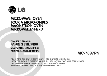 LG MC-7687PN Manuel du propriétaire | Fixfr