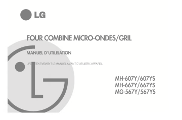 LG MH-607Y Manuel du propriétaire | Fixfr