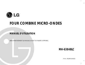 LG MH-6384BLC Manuel du propriétaire | Fixfr