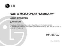 LG MP-3297IXC Manuel du propriétaire