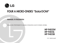 LG MP-9485SL Manuel du propriétaire