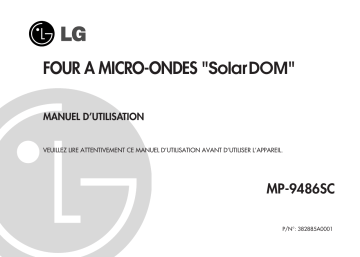 LG MP-9486SC Manuel du propriétaire | Fixfr