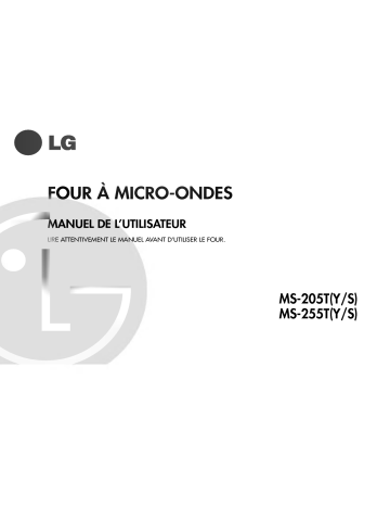 LG MS-255T Manuel du propriétaire | Fixfr