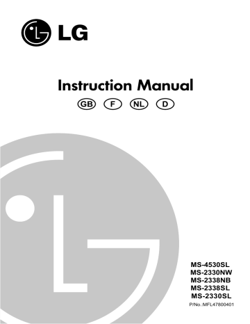 LG MS-4530SL Manuel du propriétaire | Fixfr