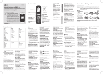 LG GB220 Manuel du propriétaire | Fixfr