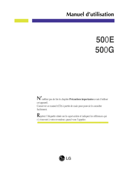 LG 500G Manuel du propriétaire