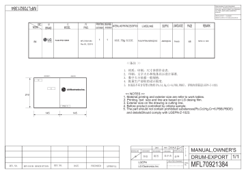 LG F4J6JYP0W Manuel du propriétaire | Fixfr