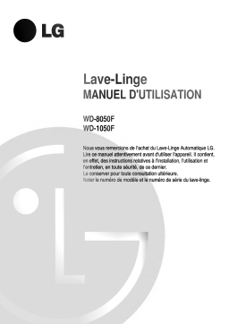 LG WD-8050F Manuel du propriétaire