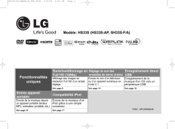 LG HS33S Manuel du propriétaire