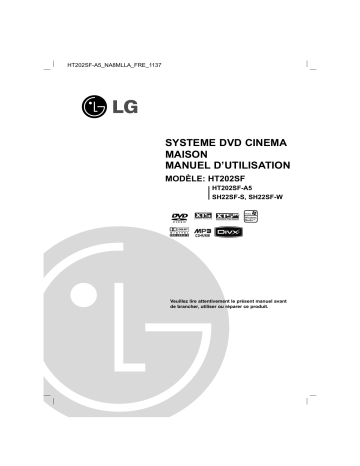 LG HT202SF-A5 Manuel du propriétaire | Fixfr