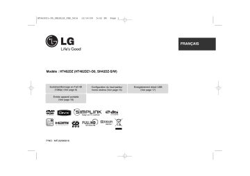 LG HT462DZ Manuel du propriétaire | Fixfr