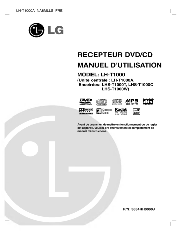 LG LH-T1000A Manuel du propriétaire | Fixfr