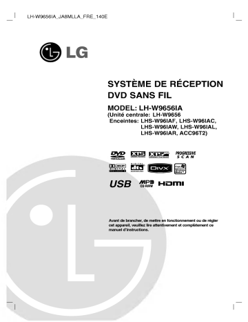 LG LH-W9656IA Manuel du propriétaire | Fixfr