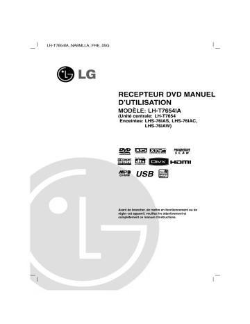 LG LH-T7654IA Manuel du propriétaire | Fixfr