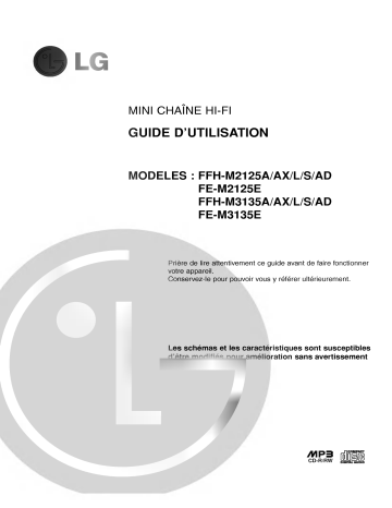 LG FFH-M2125A Manuel du propriétaire | Fixfr