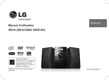 LG XD14 Manuel du propriétaire | Fixfr