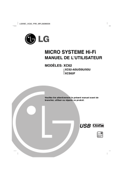 LG XC62-A0U Manuel du propriétaire