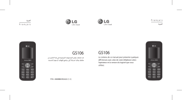 LG GS106 Manuel du propriétaire | Fixfr