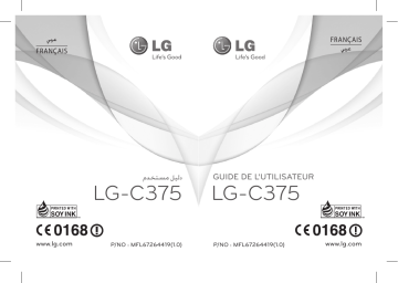 LG LGC375 Manuel du propriétaire | Fixfr