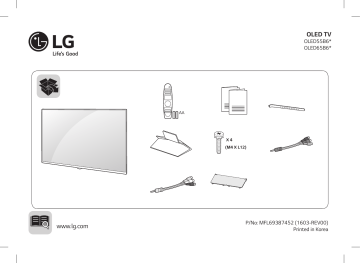 LG OLED55B6V Manuel du propriétaire | Fixfr