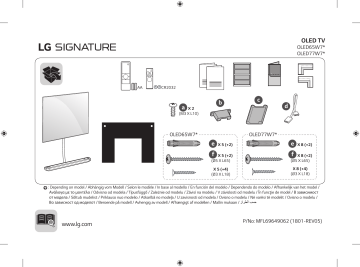 OLED65W7V | LG OLED77W7V Manuel du propriétaire | Fixfr