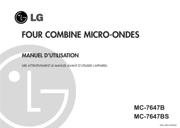 LG MC-7647B Manuel du propriétaire | Fixfr