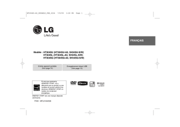 LG HT304SU Manuel du propriétaire | Fixfr