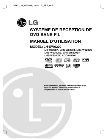 LG LH-W6200A Manuel du propriétaire | Fixfr