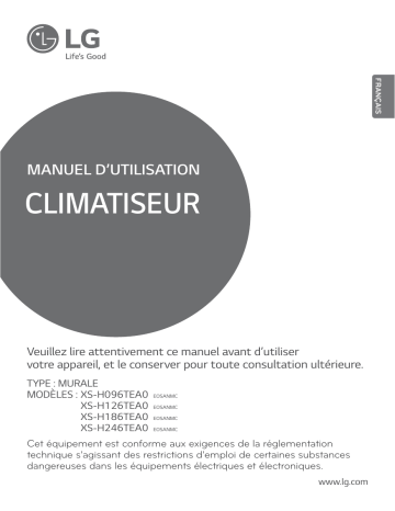 XSNH126TEA0 | XSNH246TEA0 | XSUH126TEA0 | XSUH186TEA0 | XSNH096TEA0 | XSNH186TEA0 | XSUH246TEA0 | LG XSUH096TEA0 Manuel du propriétaire | Fixfr