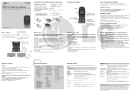 LG KG370 Manuel du propriétaire