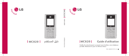LG LGMC820 Manuel du propriétaire