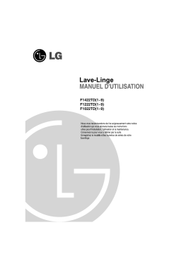 LG F1222TD5 Manuel du propriétaire