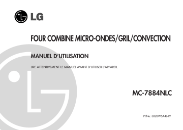 LG MC-7884NLC Manuel du propriétaire | Fixfr