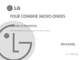 LG MH-6344BL Manuel du propriétaire | Fixfr