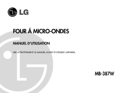 LG MB-387W Manuel du propriétaire