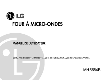 LG MH-6684B Manuel du propriétaire | Fixfr