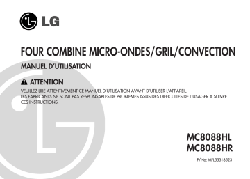 LG MC8088HR Manuel du propriétaire | Fixfr