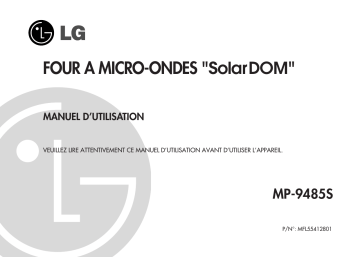 LG MP-9485S Manuel du propriétaire | Fixfr
