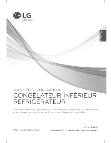 LG GR-J31FWKHL Manuel du propriétaire | Fixfr