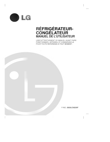 LG GR-T622DE Manuel du propriétaire | Fixfr