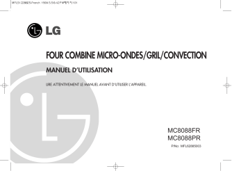 LG MC8088FR Manuel du propriétaire | Fixfr
