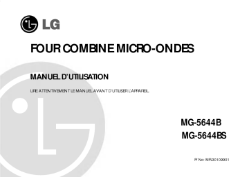 LG MG-5644B Manuel du propriétaire | Fixfr