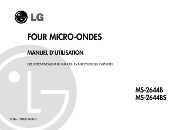 LG MS-2644B Manuel du propriétaire | Fixfr