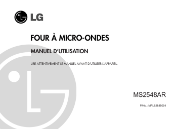 LG MS2548AR Manuel du propriétaire | Fixfr
