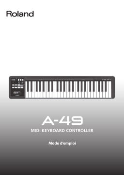 Roland A-49 MIDI Keyboard Controller Manuel du propriétaire